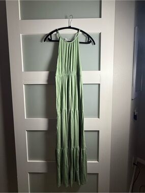 Olivia Rae Sage Green Maxi Dress